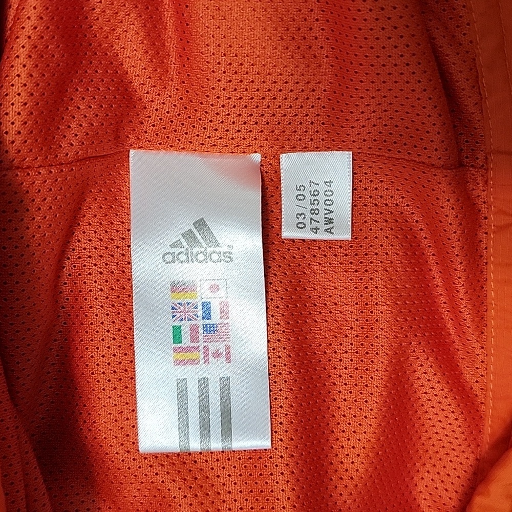 Adidas Orange Jacket 4 XL - Picture 3 of 6